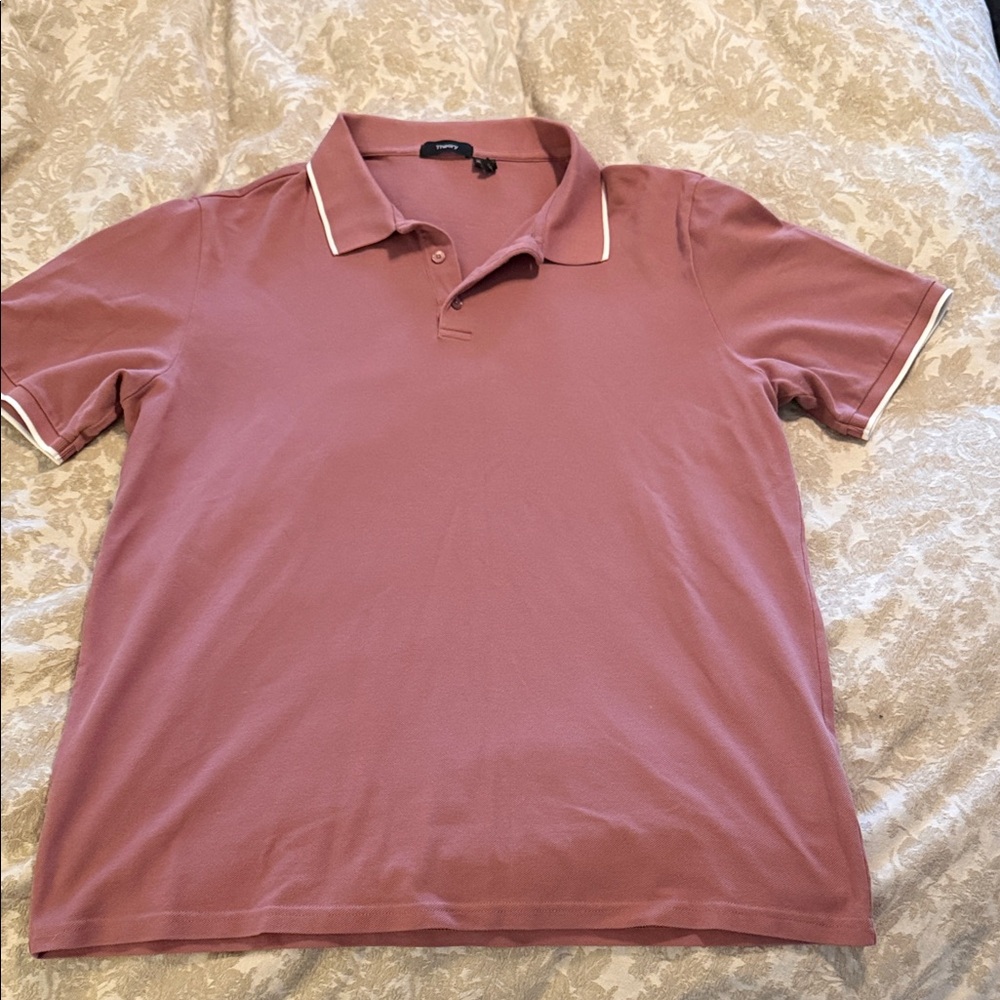 Theory Mauve Polo Shirt